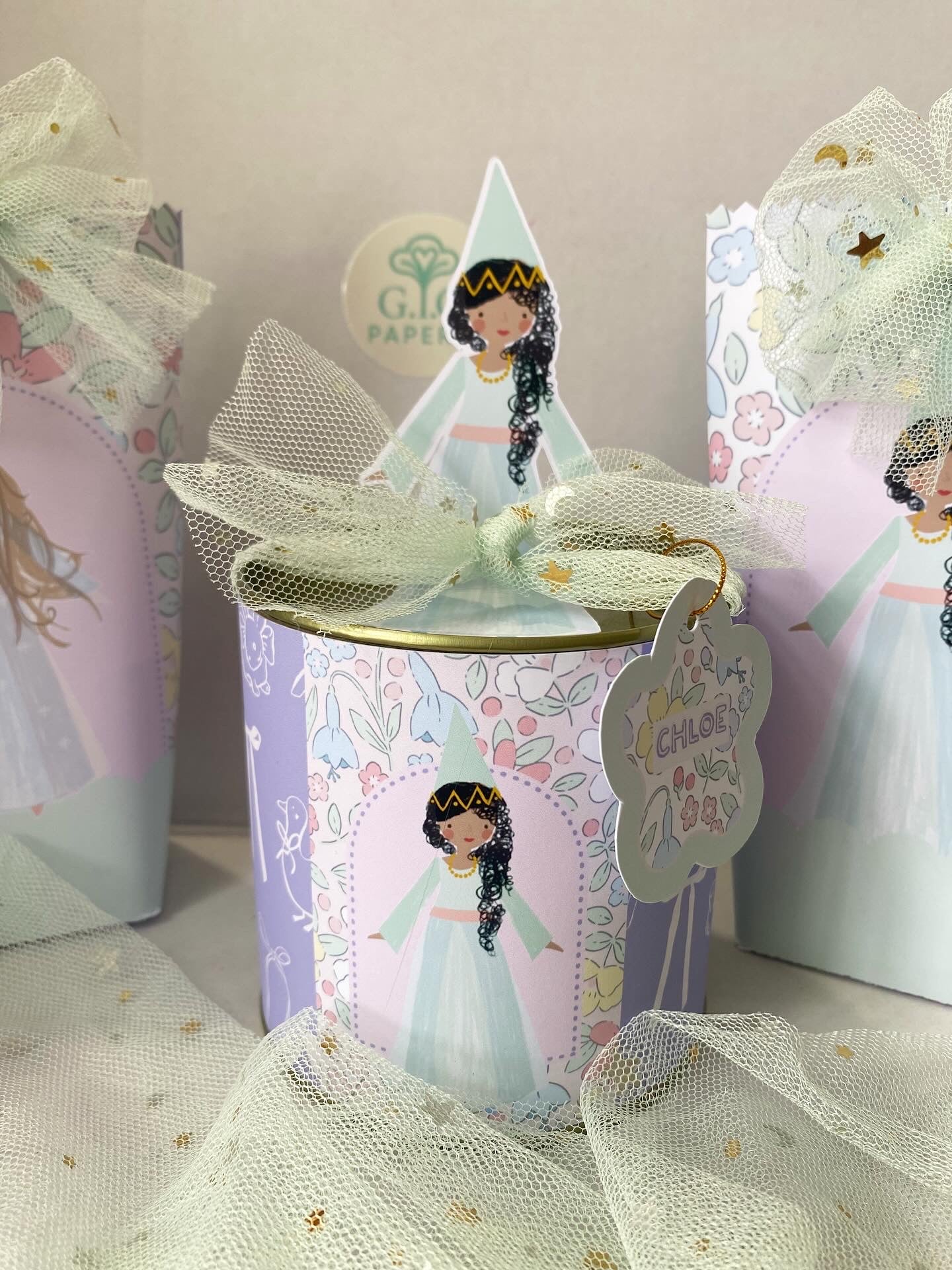 Medium Sized Can with Customized Band