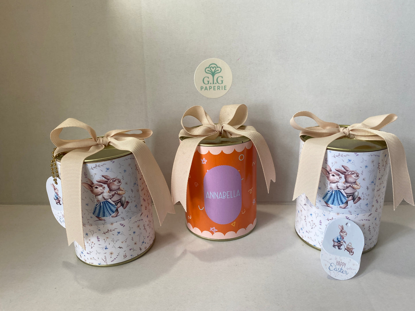 Medium Sized Can with Customized Band