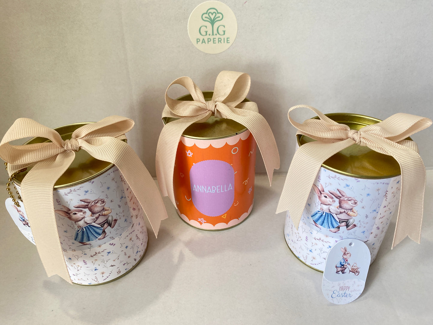 Medium Sized Can with Customized Band