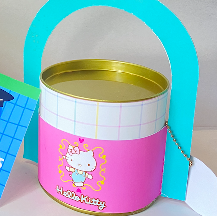 Medium-Large Sized Metal Can with Customizable Band